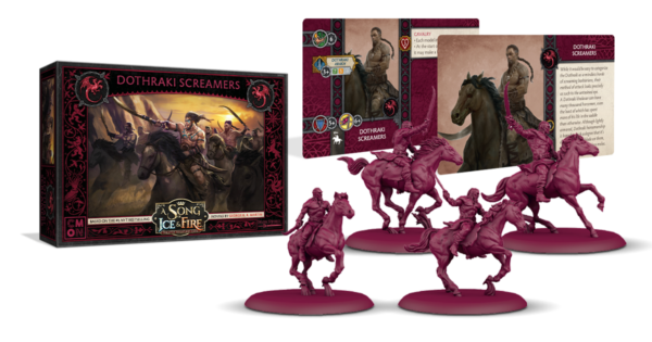 Dothraki Screamers (expansão em INGLÊS para o jogo de miniaturas Song of Ice and Fire)