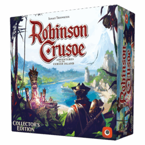 Robinson Crusoe: Combo com Mystery Tales, Treasure Chest, Marcadores de Resina e sleeves (TUDO EM INGLÊS)